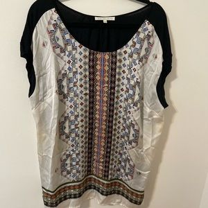 Anthropologie- Daniel Rainn cap sleeved top 1X